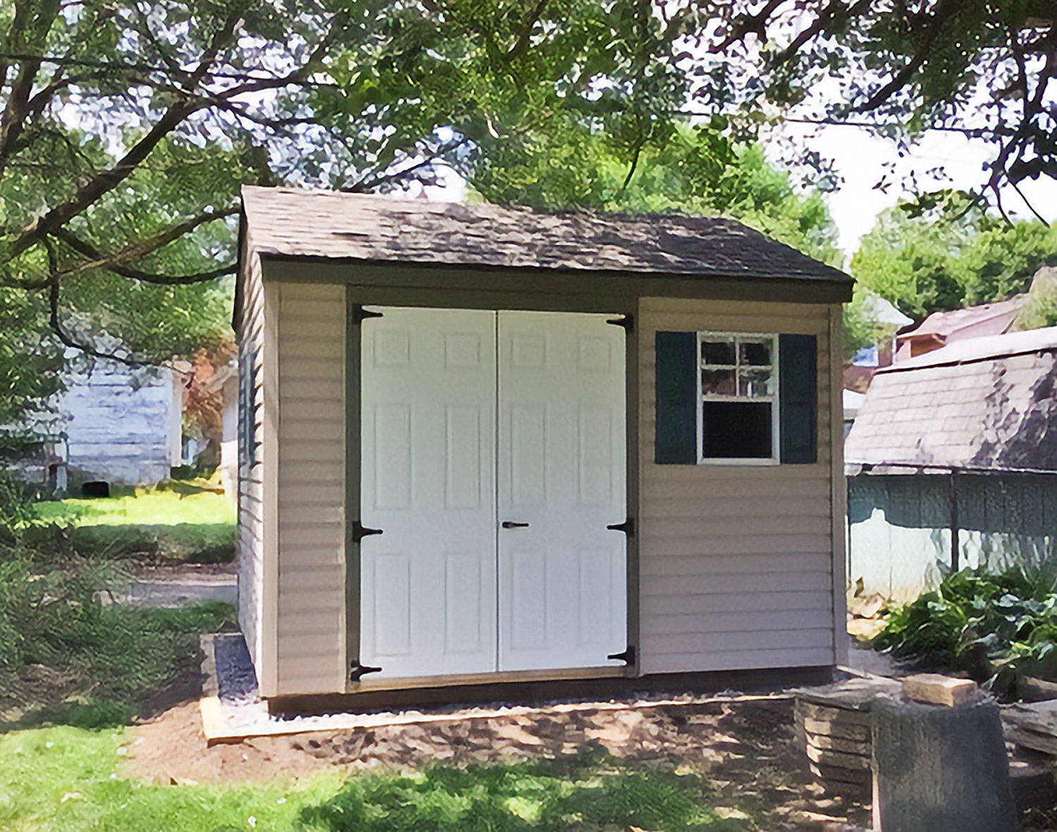 Customer's Photo - 10' x 10' Vinyl Gable Style Shed