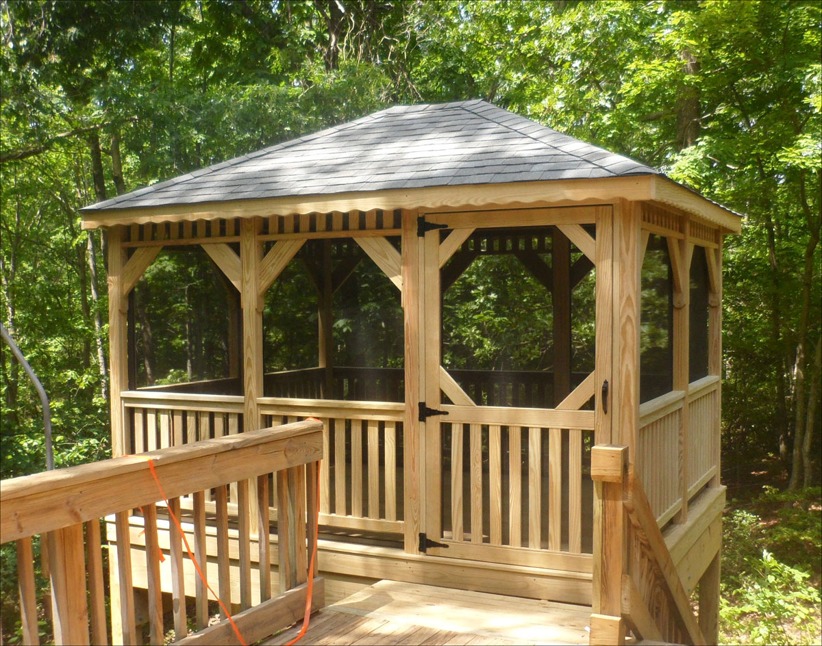 Customer S Photo 10 X 12 Treated Pine Rectangular Gazebo   10x12 Treated Pine Rectangular Gazebo A 