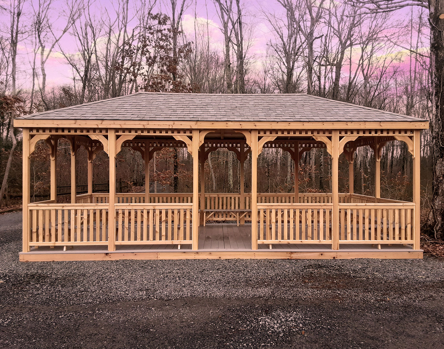 Customer S Photo 12 X 24 Cedar Rectangular Gazebo   12x24 Cedar Rectangular Gazebo 3044355 B 