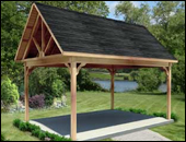 Gazebos with 12/12 Roof Pitch