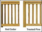 Gazebos with 2 x 2 Square Railings