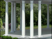 Gazebos with 8" Round Tapered Vinyl Columns