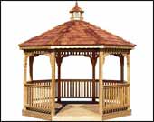 Gazebos with Unstained