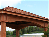 Gazebos with Arched Beams