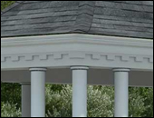 Gazebos with Dentil Molding