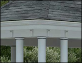 Gazebos with Decorative Trim