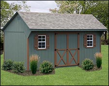 Saltbox Sheds Sheds by Style GazeboCreations.com