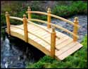 Treated Pine Keira Double Rail Garden Bridge