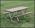 Heavy-Duty Bolt-Thru Picnic Table