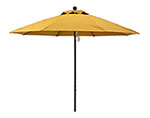 11' Commercial Aluminum & Fiberglass Market Vinyl Umbrella w/ Pulley