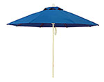 QUICK SHIP - 9' Commercial Aluminum & Fiberglass Market Outdura Umbrella w/ Pulley