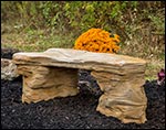 Concrete Rock Garden Bench