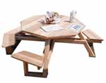 Red Cedar Wheelchair Accessible Walk-In Picnic Table