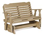 Poly Lumber Horizontal Back Glider