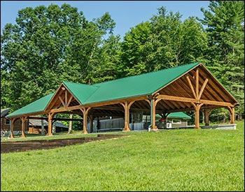 Rustic Red Cedar Herrington Gable Ramada