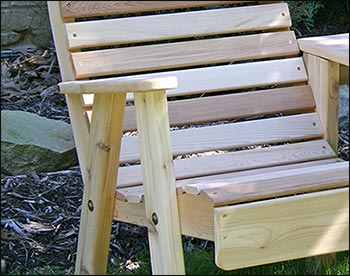 Red Cedar Royal Highback Settee