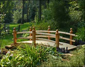 Red Cedar Camelot Double Rail Bridge