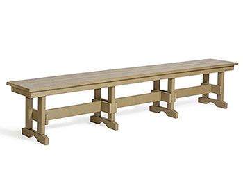 Poly Lumber Dining Bench