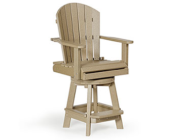 Poly Lumber Swivel Chair