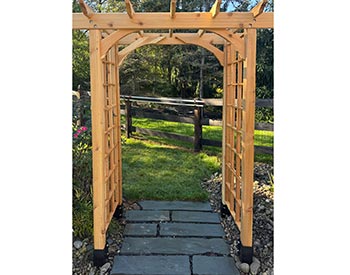 Red Cedar Canterbury Arbor