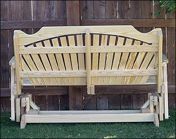 Treated Pine Fanback Glider