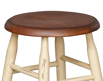 Vintage Round Pub Stool