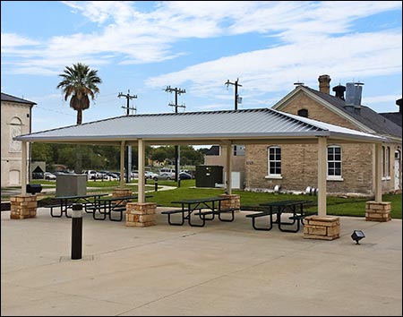 All Steel Single Roof Summerset (Rectangle) Pavilions