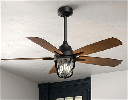 52" Bluster Outdoor LED Ceiling Fan