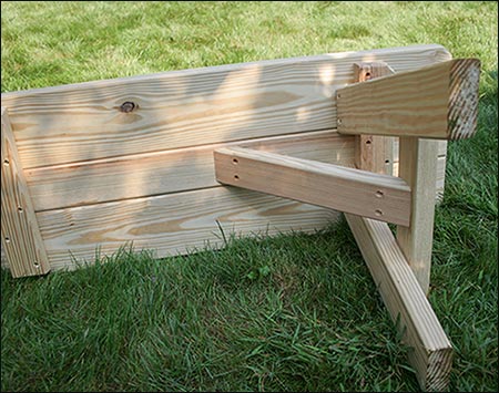 Treated Pine Traditional Garden Bench