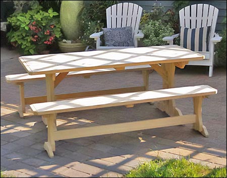 Treated Pine Trestle Garden Bench