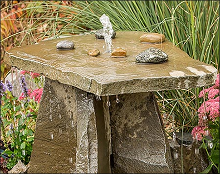 Concrete Flat Rock Fountain