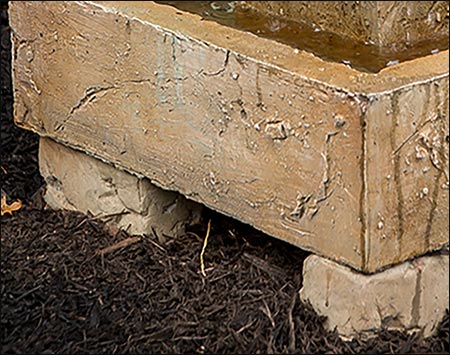 Concrete Oriental Style Fountain