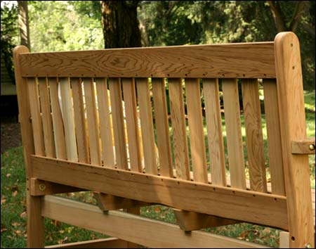 Red Cedar English Garden Bench