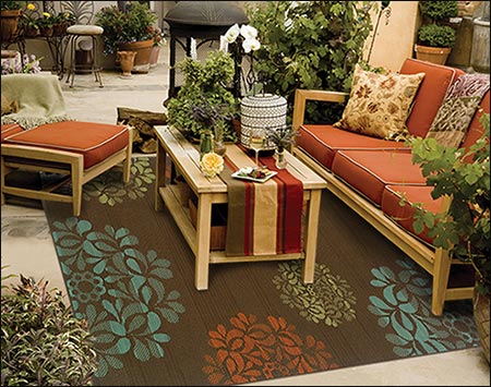 Montego Floral Cluster Rug