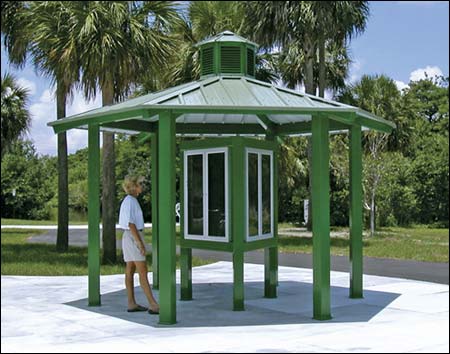 All Steel Single Roof Orchard (Hexagon) Pavilions