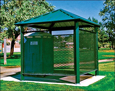 All Steel Single Roof Forestview (Square) Pavilions