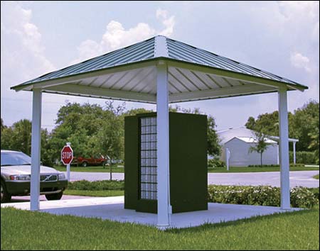 All Steel Single Roof Forestview (Square) Pavilions