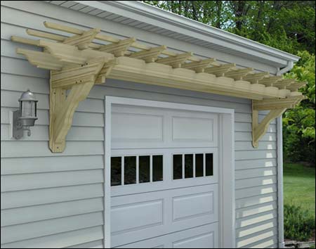 Treated Pine Eyebrow Pergolas