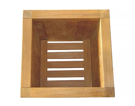 Teak Chippendale Planter