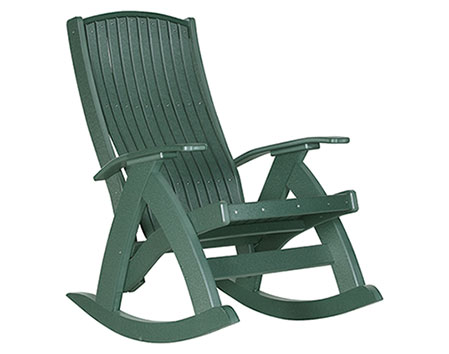 Poly Lumber Comfort Rocking Chair