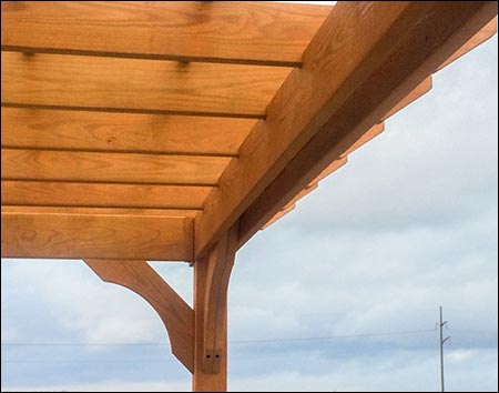 Red Cedar Garden Pergola