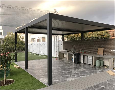 Aluminum Louvered Pergola 400 