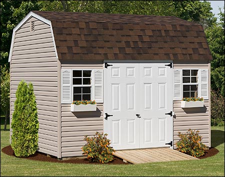 Vinyl Siding Barn Style (6' sidewall) Sheds | Sheds by Siding ...