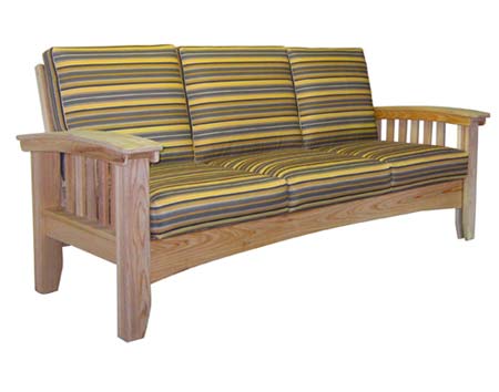 Cypress Mission Sofa w/Sunbrella Cushions