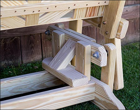 Treated Pine Rollback Glider