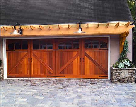 Red Cedar Eyebrow Pergolas