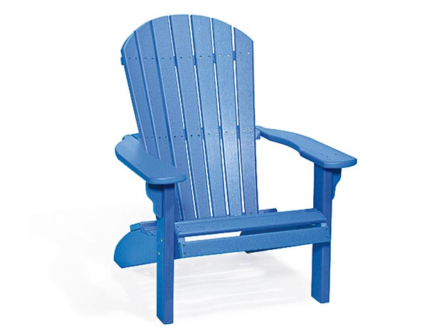 Poly Lumber Fan-Back Chair