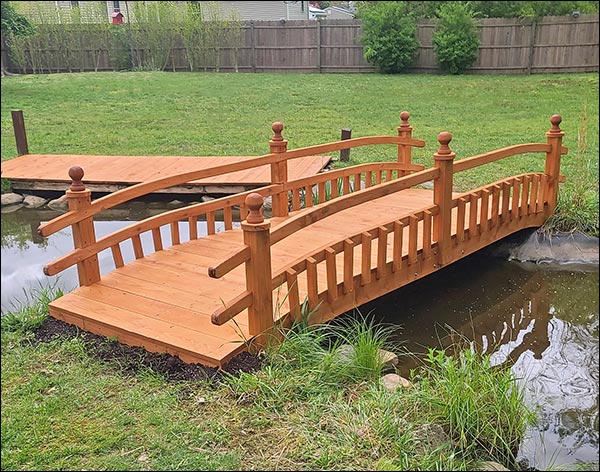 Red Cedar Eden 1/2 Picket Rail Bridge