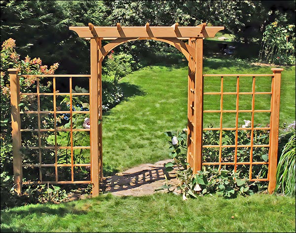 Alternate Views of Red Cedar Arbor Wing (Set of 2)