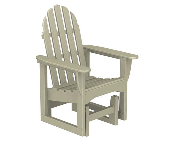 Alternate Views Of POLYWOOD Adirondack Glider Chair   Chairs 3164 B 